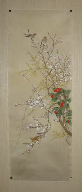 掛軸　表装　絵画教室　太子町